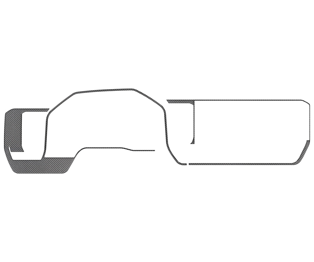 Dash Accent Trim Fits 2022-2025 Chevrolet Silverado