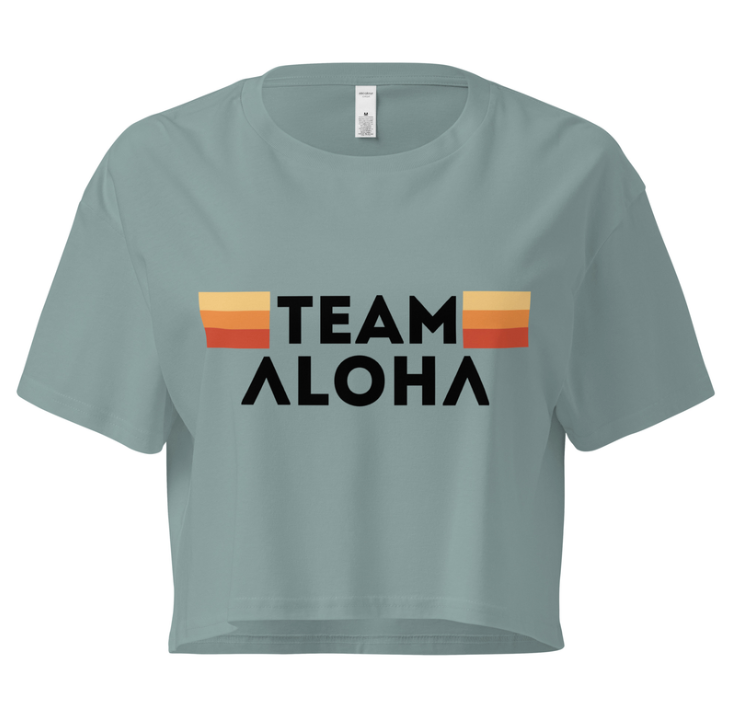 Team Aloha Cropped Top