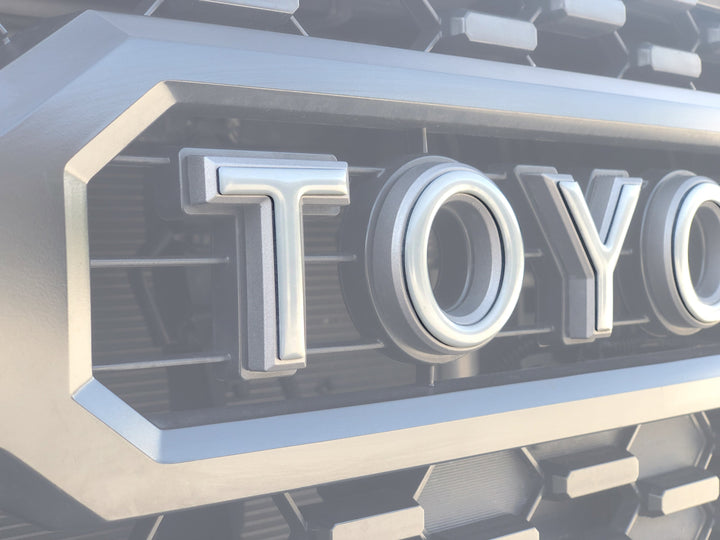 Grille Letter Overlays Fits 2016-2025 Toyota Tacoma