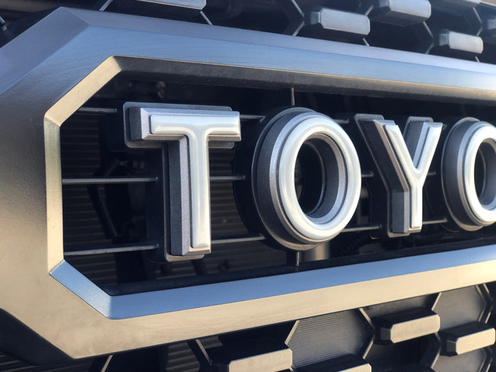 Grille Letter Overlays Fits 2016-2025 Toyota Tacoma