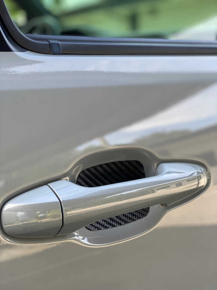 Door Handle Protective Inserts Fits 2019-2025 Chevrolet Silverado/ Silverado HD