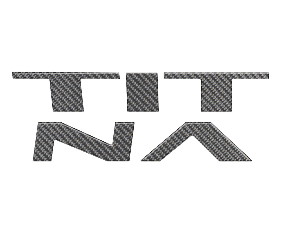 Grille Letter Inserts Fits 2022-2024 Nissan Titan