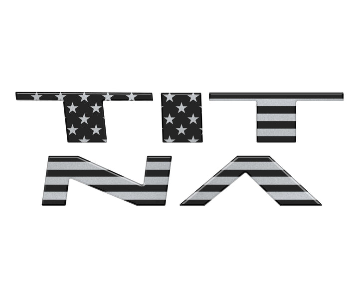 Grille Letter Inserts Fits 2022-2024 Nissan Titan
