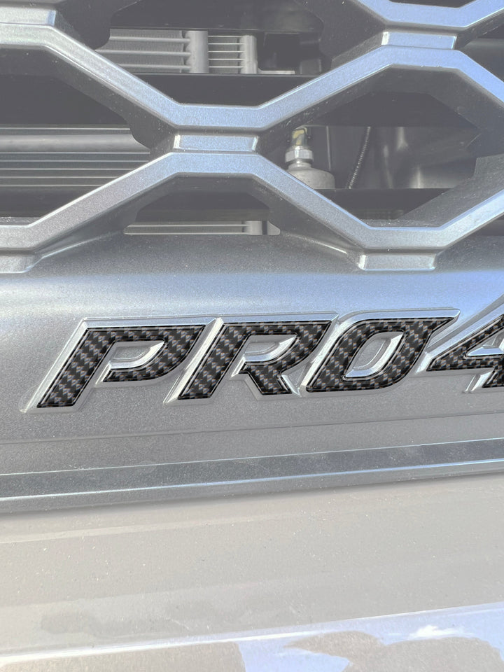 Pro 4x Emblem Letter Overlays Fits 2022-2025 Nissan Titan