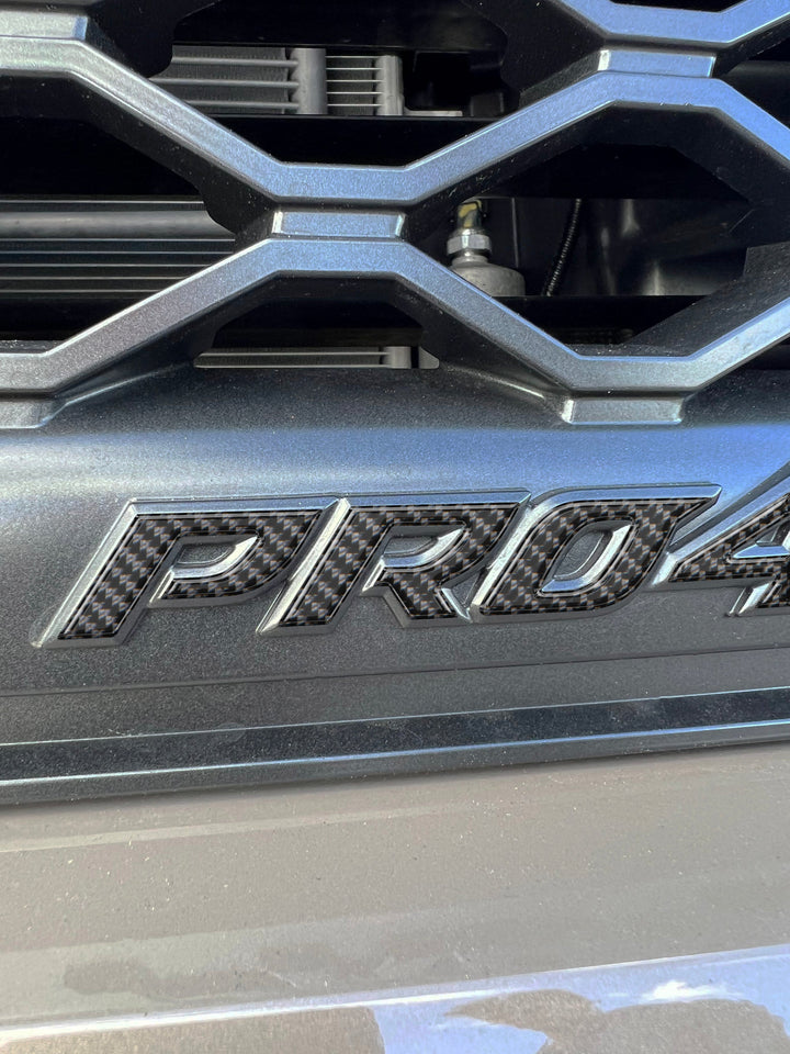 Pro 4x Emblem Letter Overlays Fits 2022-2025 Nissan Titan