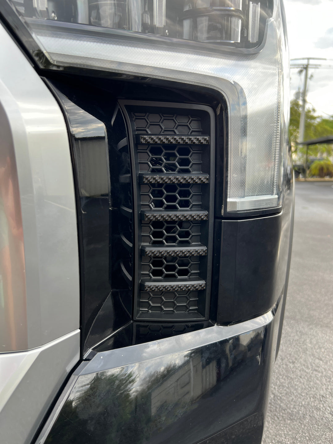 Side Air Intake Line Accent Trim Fits 2022-2025 Toyota Tundra