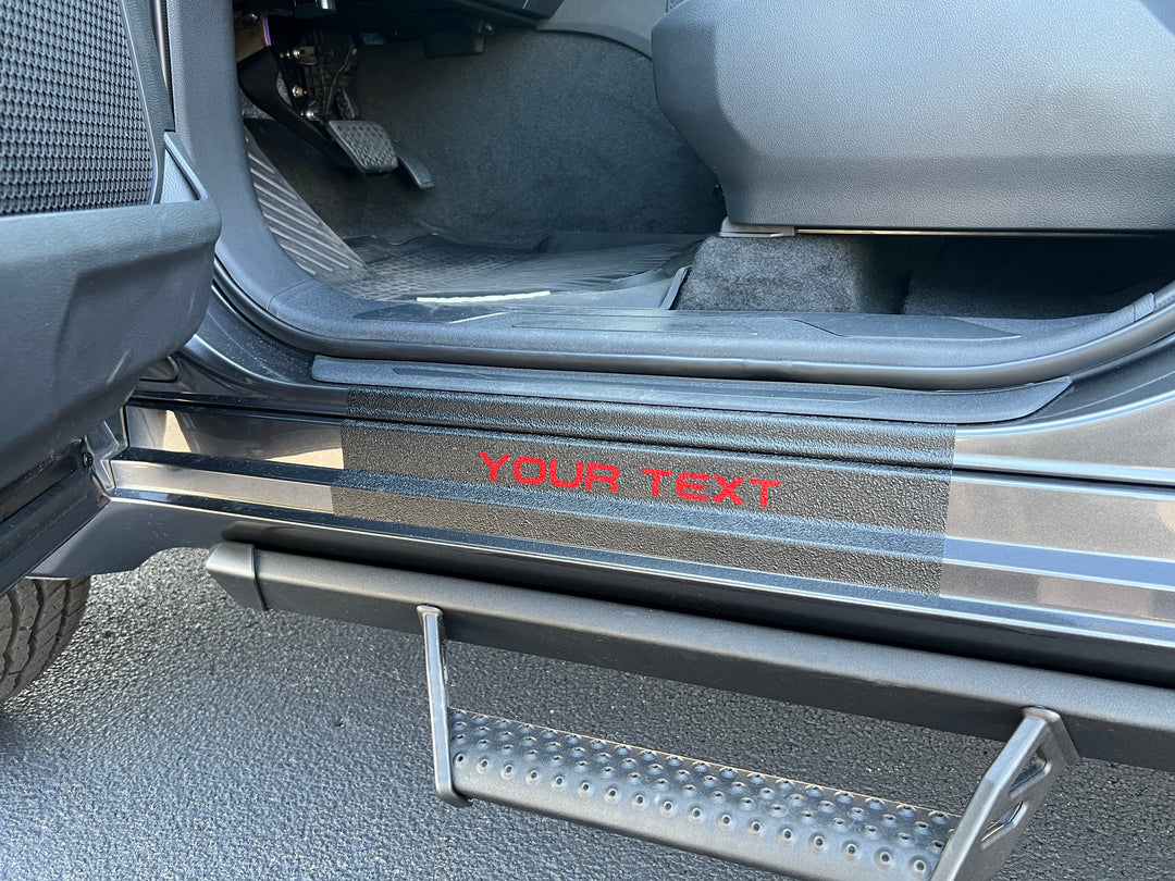 Door Sill Protection Overlays Fits 2022-2024 Toyota Sequoia