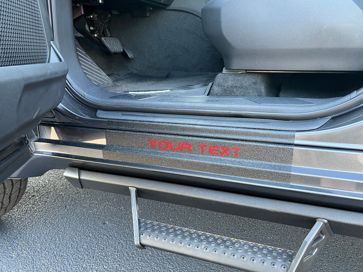 Door Sill Protection Overlays Fits 2022-2024 Toyota Sequoia