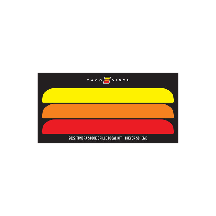 2022+ Tundra Offroad Grille Decal