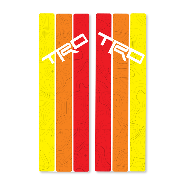 Rear Window Stripes - WITH TOPO