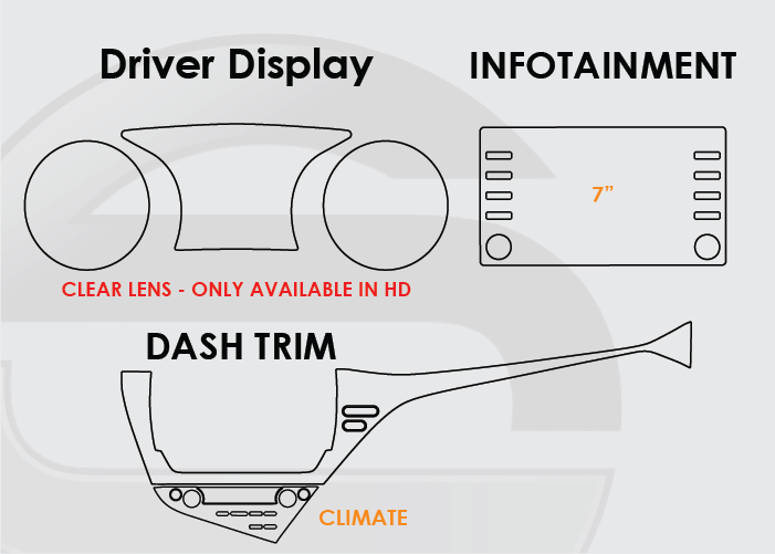 Toyota Camry Screen ProTech Kit
