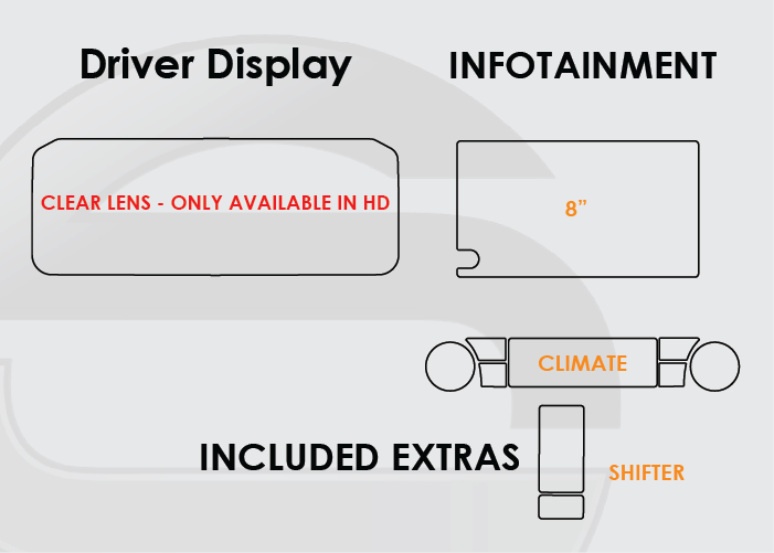 Toyota 4Runner Screen ProTech Kit