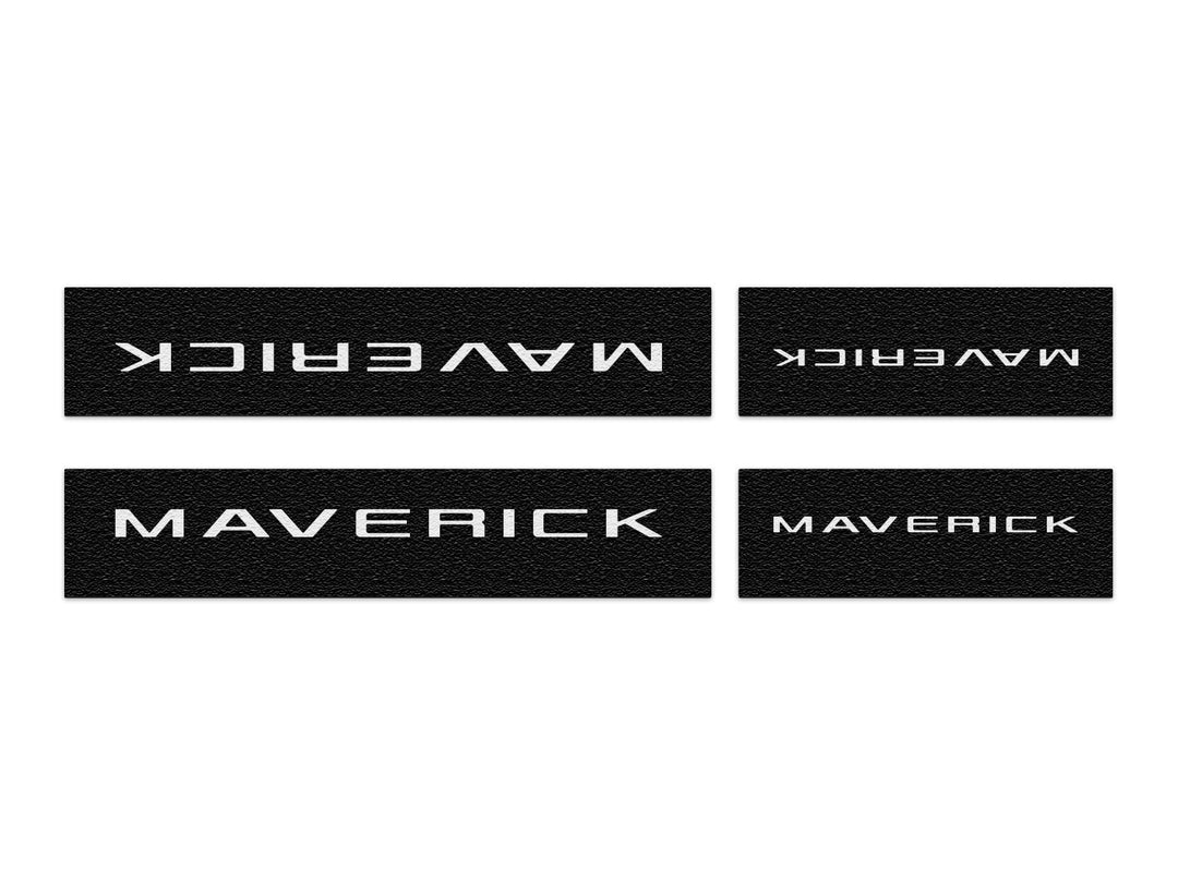 Textured Door Sill Protection Overlays Fits 2022-2025 Ford Maverick