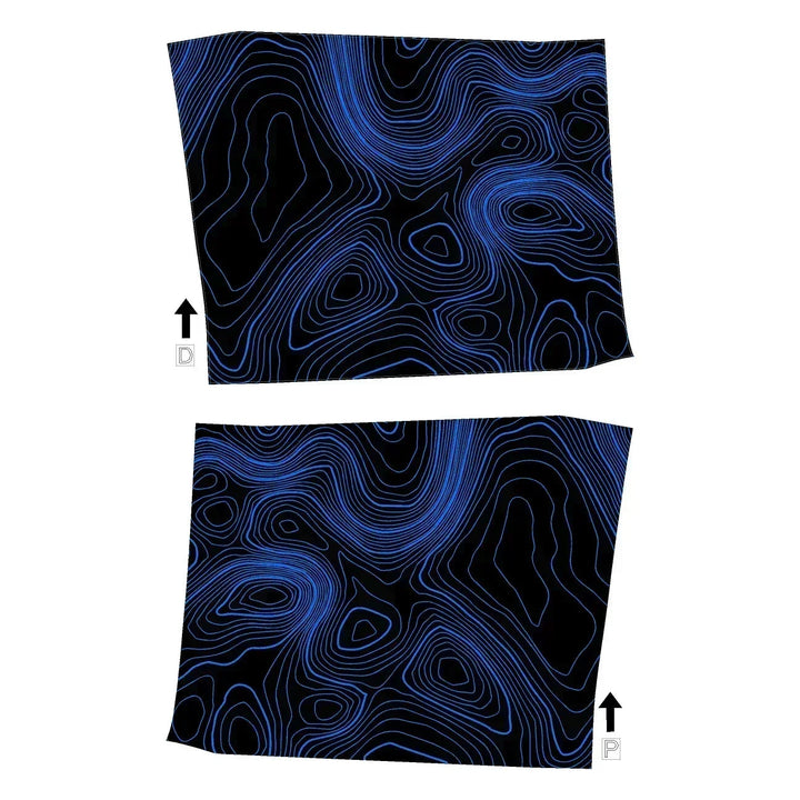 Topographic Inner Door Cup Overlays - 2024+ Tacoma / 2025+ 4Runner