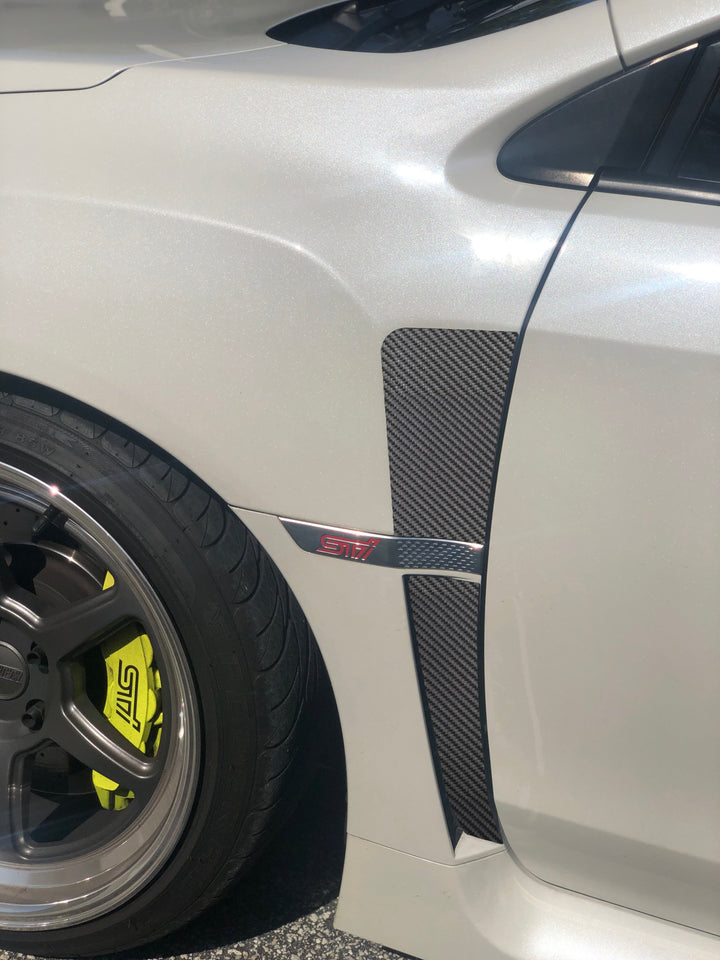 Fender Vent Upper + Lower Accent Trim Fits 2015-2021 Subaru WRX/WRX STI