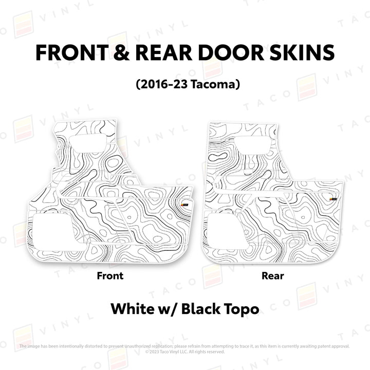 2016-23 Tacoma Door Skins