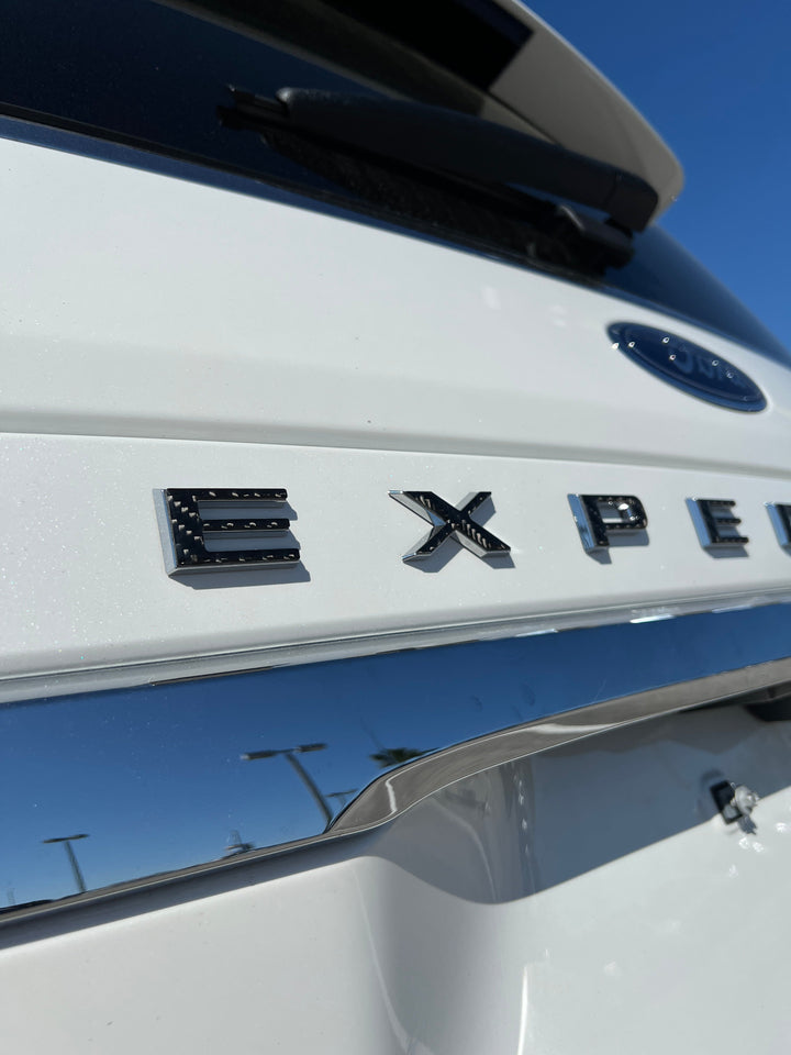 Liftgate or Hood Letter Overlays Fits 2022-2025 Ford Expedition