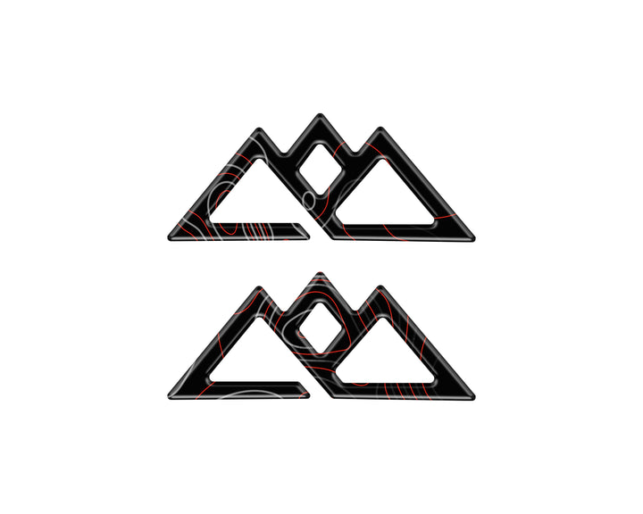 Timberline Logo Inserts Fits 2021-2024 Ford Explorer &amp; Expedition