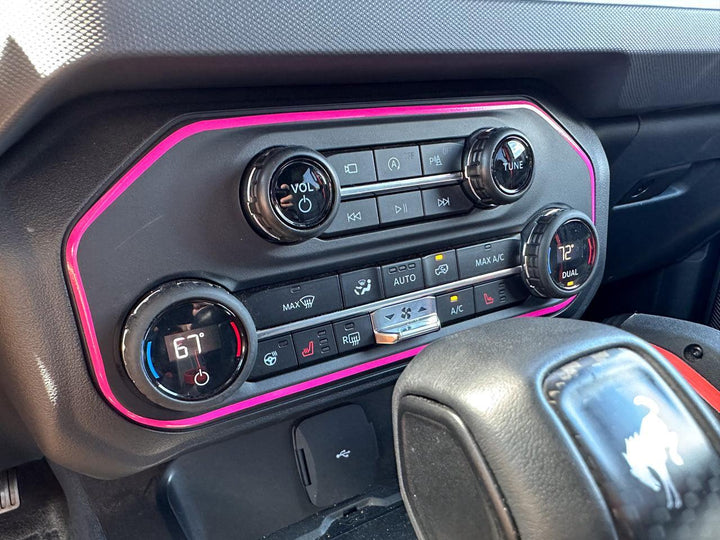 AC Controls Outline (Standard Series) - 2021+ Bronco