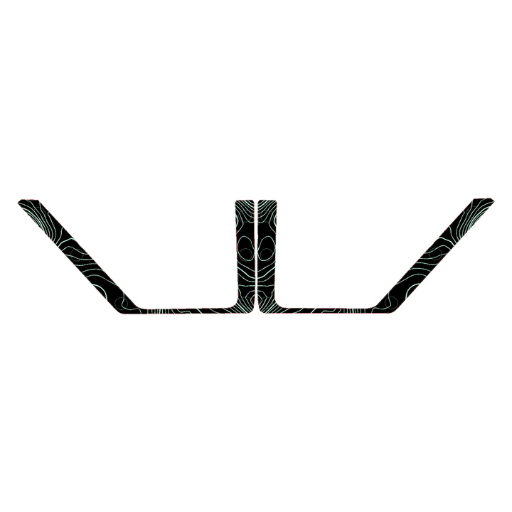 Topo Front Door Net Trim Overlay Kit (Printed Series) - 2021+ Bronco