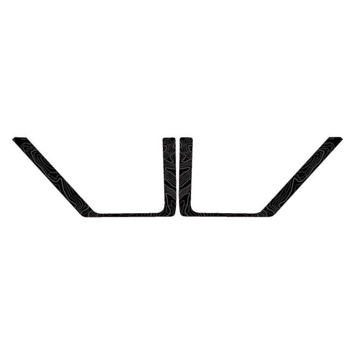 Topo Front Door Net Trim Overlay Kit (Printed Series) - 2021+ Bronco