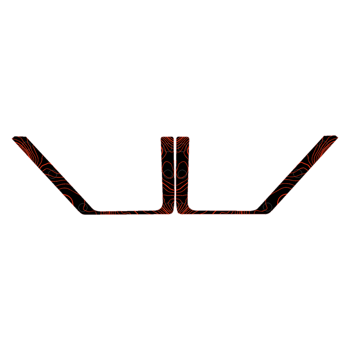 Topo Rear Door Net Trim Overlay Kit (Printed Series) - 2021+ Bronco