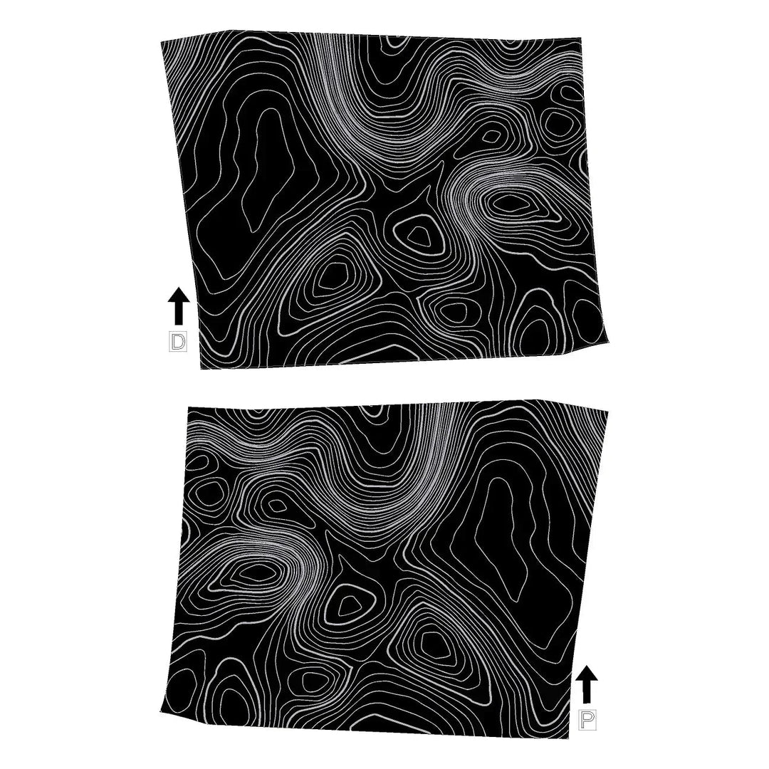 Topographic FRONT Door Armrest Panel Protection - 2024+ Tacoma / 2025+ 4Runner