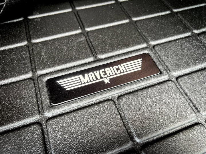 Custom Weathertech Floor Mat Logo (Etched Metal) - Universal