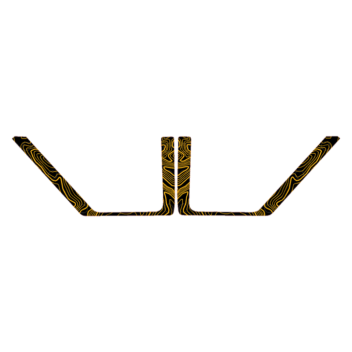 Topo Front Door Net Trim Overlay Kit (Printed Series) - 2021+ Bronco