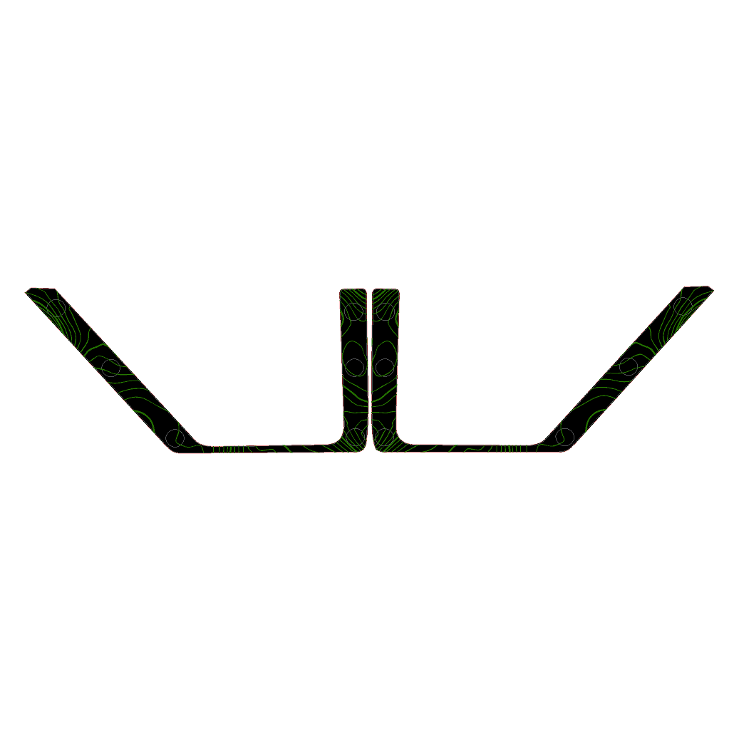 Topo Front Door Net Trim Overlay Kit (Printed Series) - 2021+ Bronco