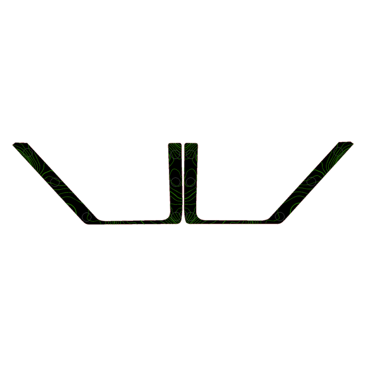 Topo Rear Door Net Trim Overlay Kit (Printed Series) - 2021+ Bronco