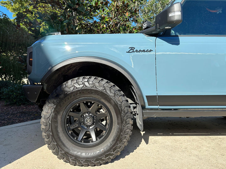Ford Bronco Cursive Script Metal Emblem Templates - 2021+ Bronco