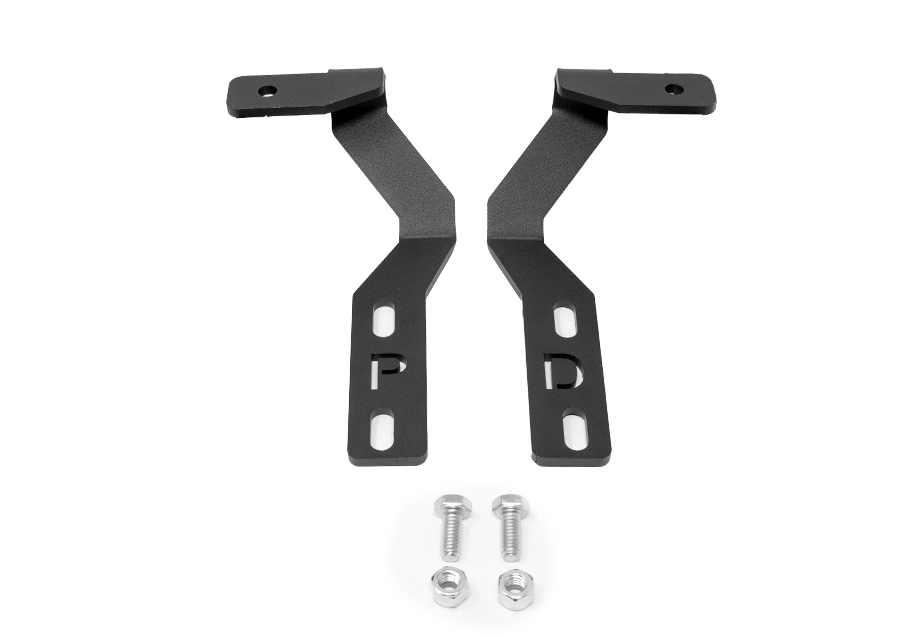 Low Profile Ditch Light Brackets Kit Fits 2019-2022 Ford Ranger