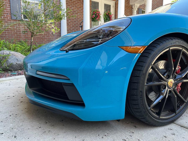 Front Sidemarker Overlays - 12-18 911 (991) / 16-25 Boxster &amp; Cayman (718)