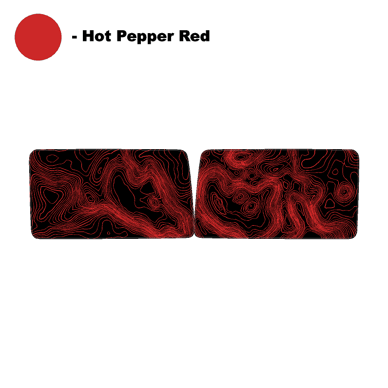 Topographic Map Premium Print Vinyl Rolls (3&