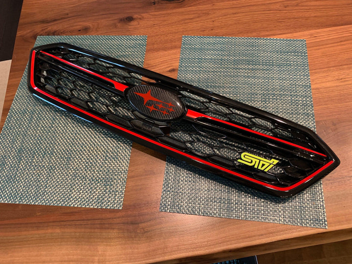 Japanese Style Grille Pinstripe - 2018-2021 WRX &amp; STI