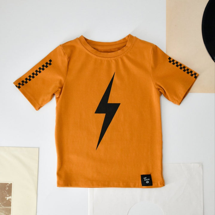 LIMITED EDITION SPARK SHORT SLEEVE RACER TEE - RUST