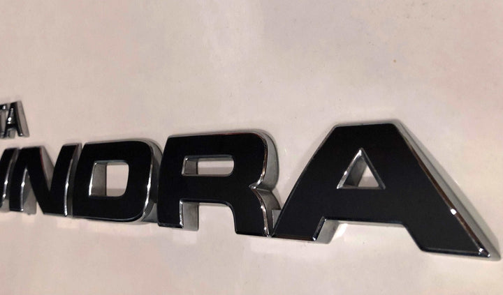 Premium Cast Matte Black Vinyl Decal Letter Inlays for 2007-2026 Tundra Doors