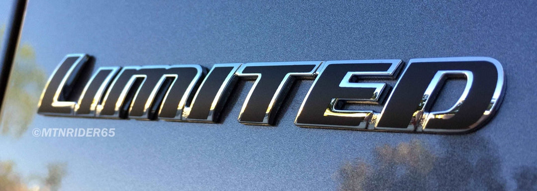 Premium Cast Matte Black Vinyl Decal Letter Inlays for 2016-2023 Tacoma Emblems