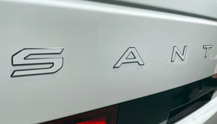 Premium Cast Vinyl Decal Letter Inlays for 2024 Santa Fe Liftgate