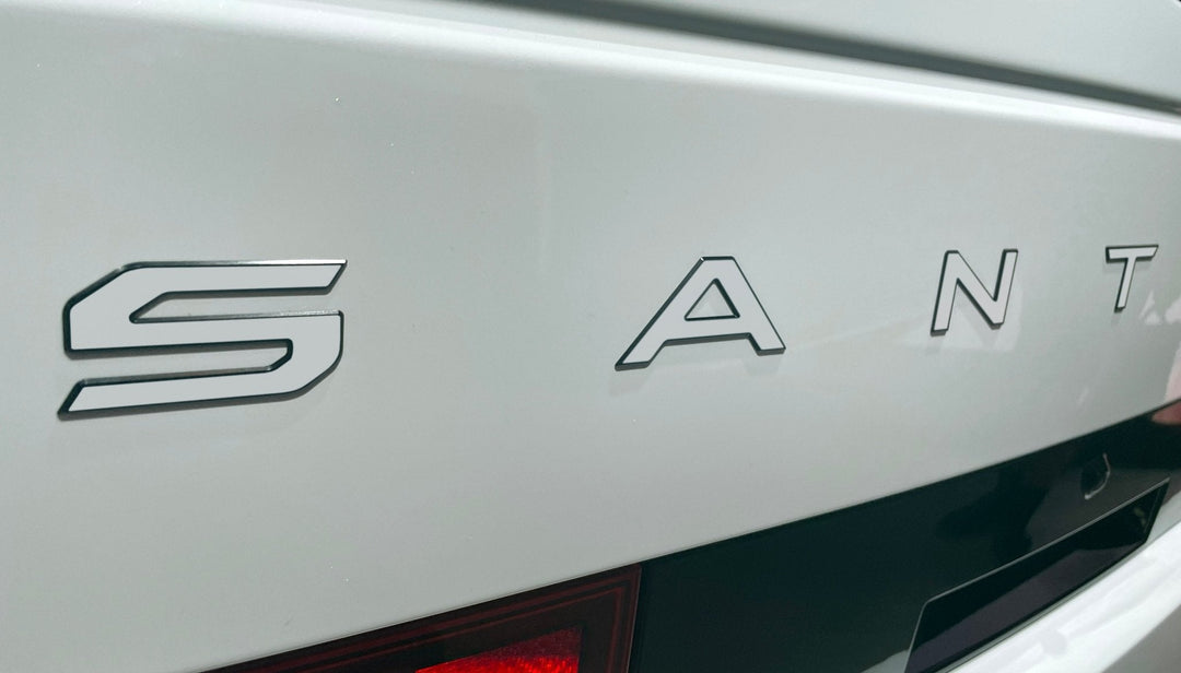 Premium Cast Vinyl Decal Letter Inlays for 2024-2026 Santa Fe Liftgate