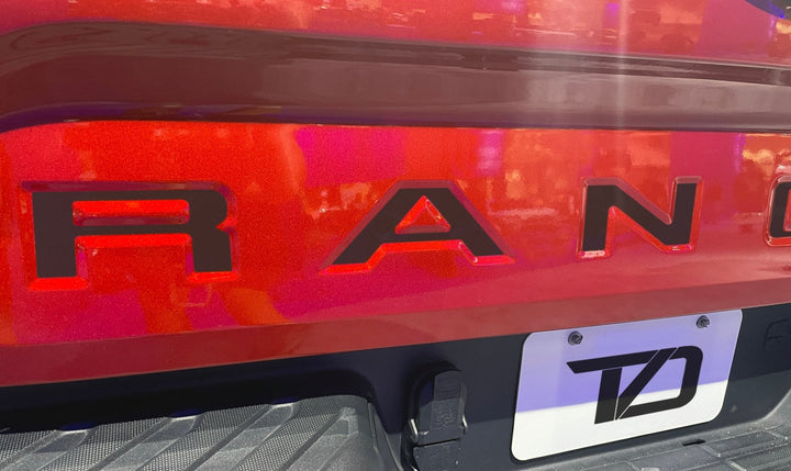 Premium Cast Vinyl Decal Letter Inserts for 2019-2024 Ranger Tailgate