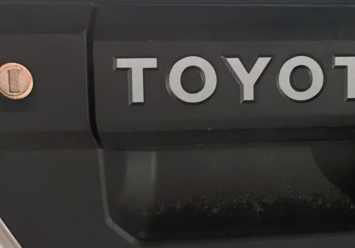 Premium Cast Vinyl Decal Letter Inserts for 2024 Tacoma Tailgate Handle