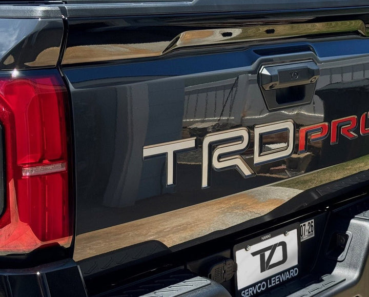 Premium Cast Vinyl Decal Letter Inserts for 2024 Tacoma TRD Pro Tailgate