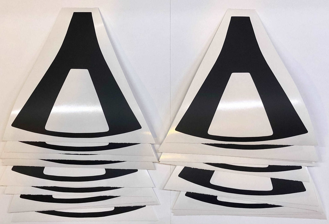 Premium Cast Vinyl Decal Inlays for 2016-2023 Tacoma SR5 Alloy Wheels x4