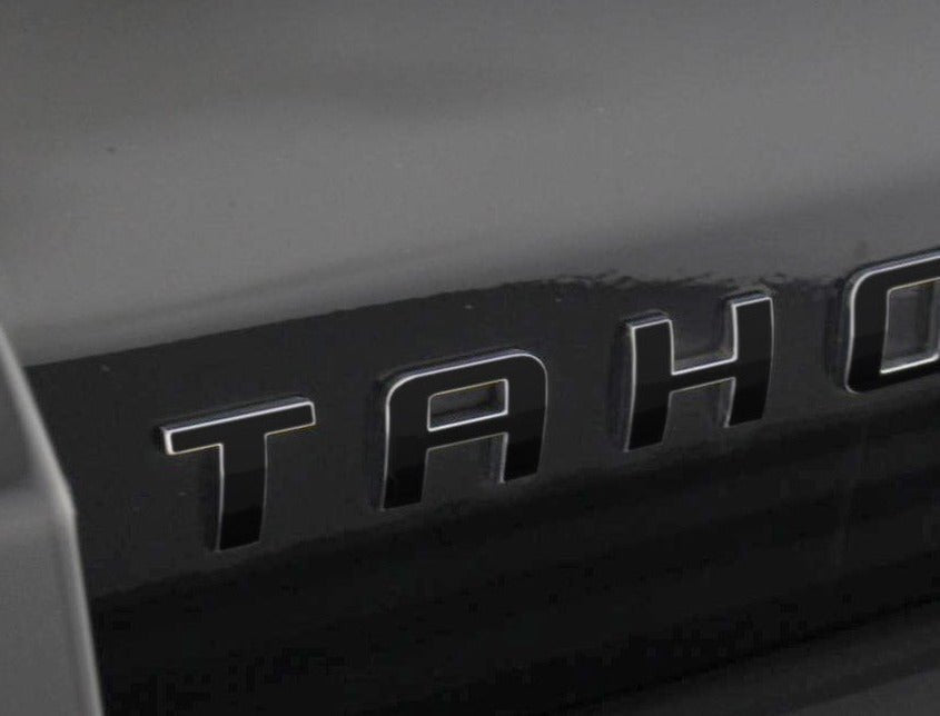 Premium Cast Vinyl Decal Letters for 2007-2026 Tahoe Door and Liftgate Emblems