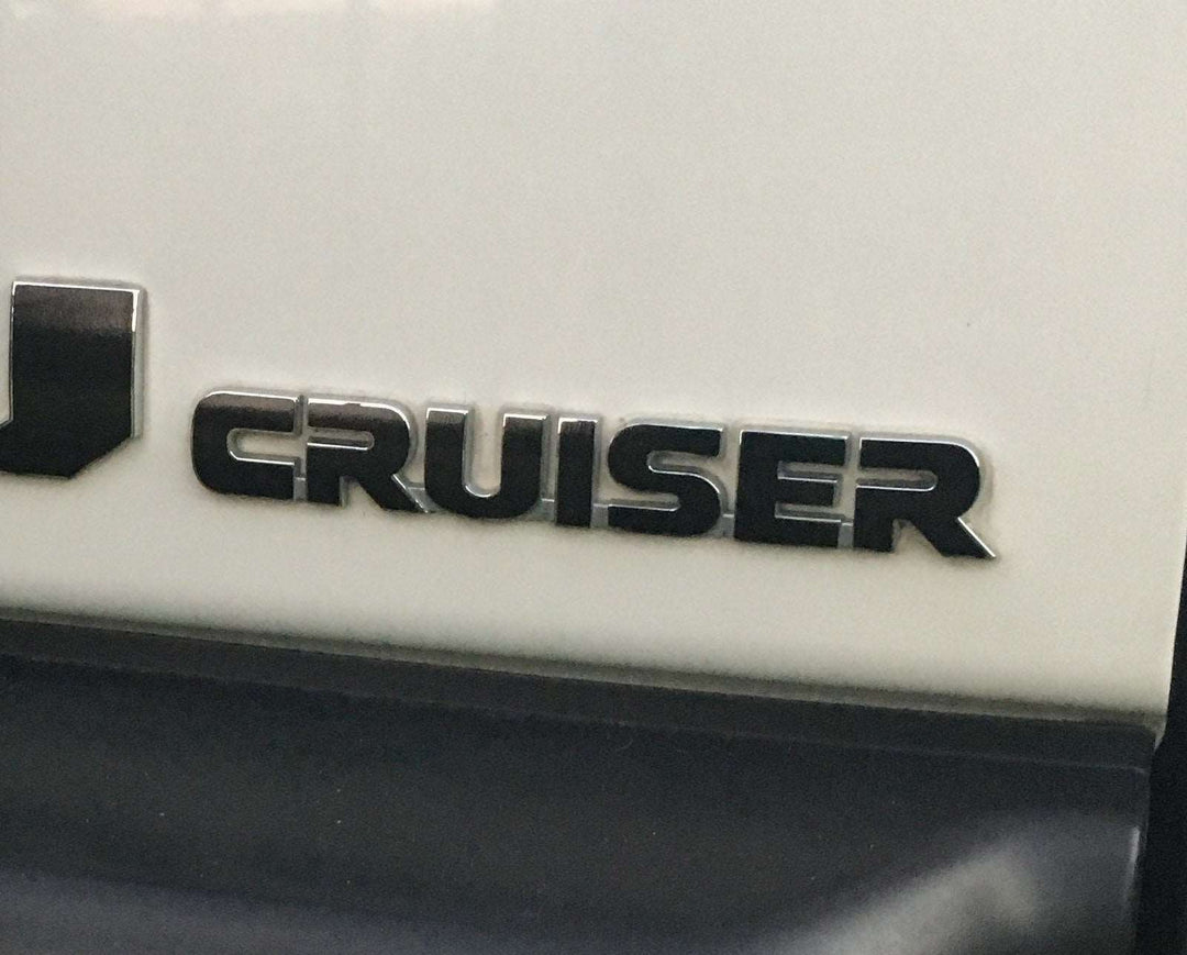 Premium Cast Vinyl Decal Letters for FJ Cruiser Rear Door Emblems