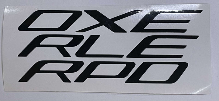 Premium Cast Vinyl Decal Letter Inserts for 2016-2024 Explorer Liftgate