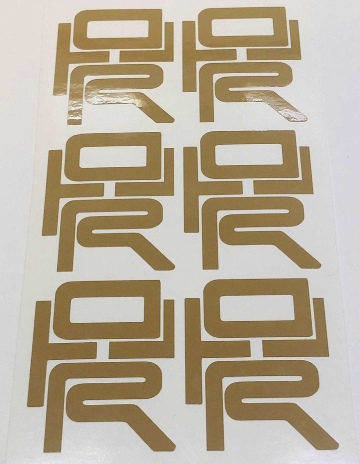 Premium Cast Vinyl Decal Letter Inserts for Tundra TRD Rock Warrior Wheel Center Caps