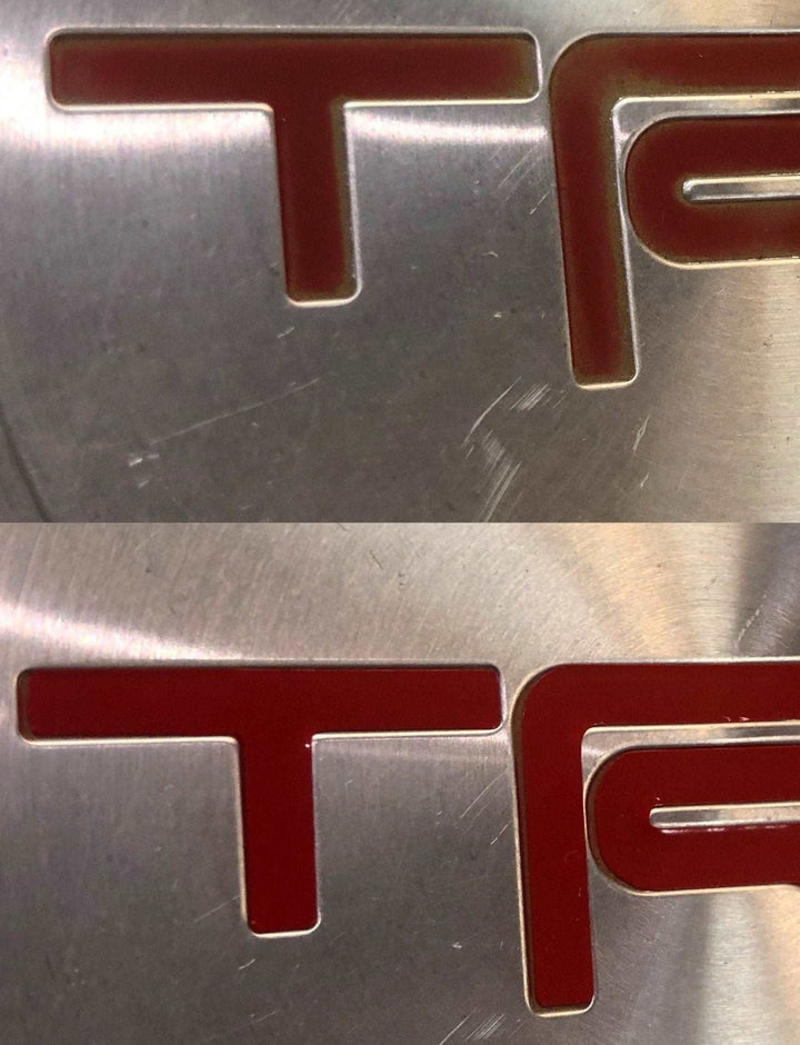 Premium Cast Vinyl Decal Letter Inserts for Tundra TRD Rock Warrior Wheel Center Caps